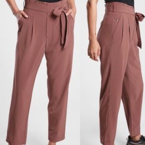 Athleta Skyline paper bag pants